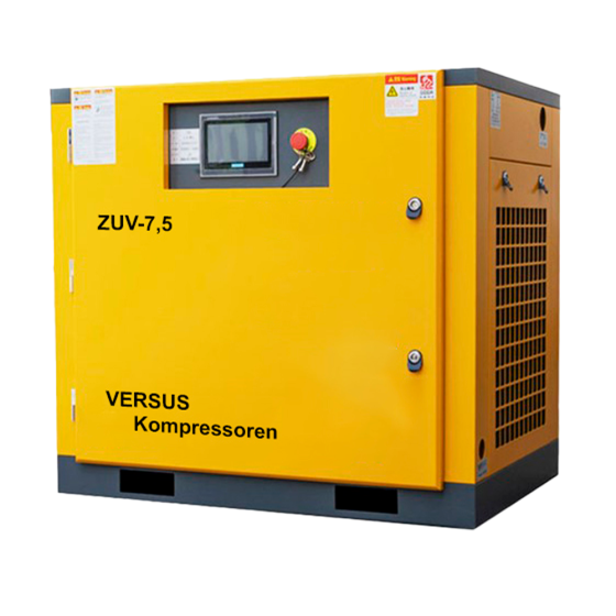 Винтовой компрессор ZUV – 7.5 13 бар прямой привод IP 54 D