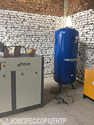 Винтовой компрессор "MIG" 37/10 для ЗАО "Новокубанское"