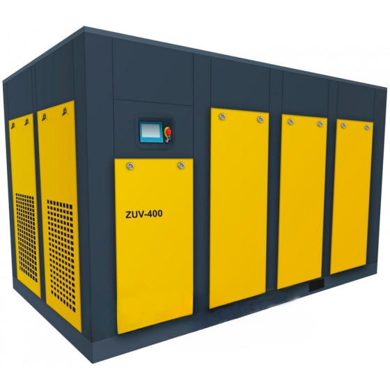 Винтовой компрессор ZUV – 400 13 бар прямой привод IP 23 D