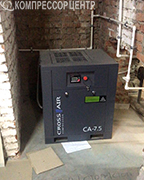 Проект - Винтовой компрессор Cross Air CA-7,5/8-RA для ИП Базунов