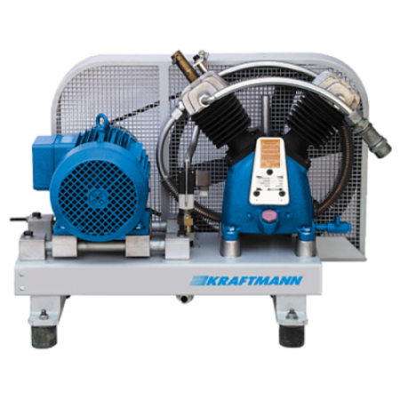Компрессор поршневой дожимной (бустер) "KRAFTMANN" 2-42-74 (1070 л/мин)